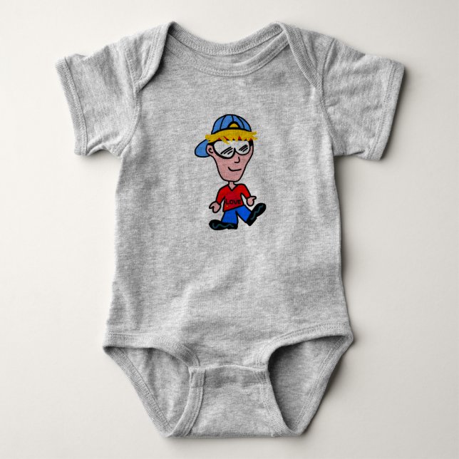Body Para Bebê the boy for boy (Frente)