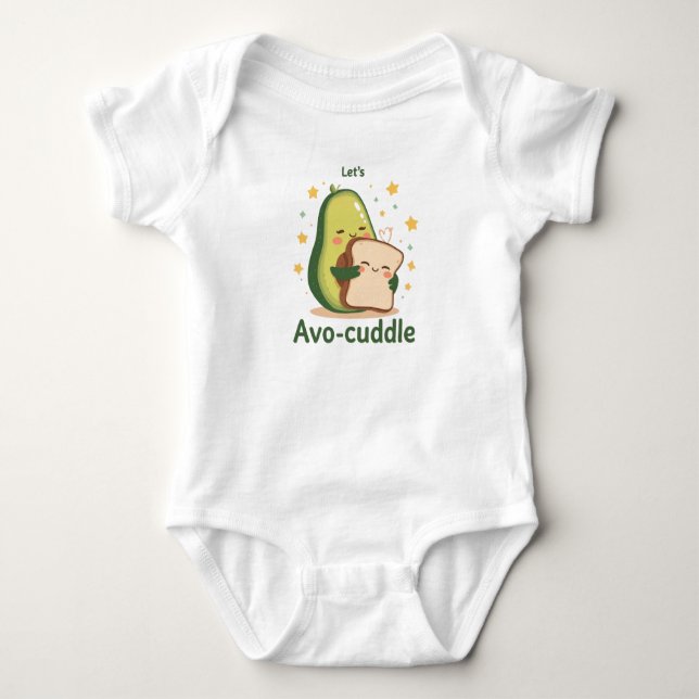 Body Para Bebê The Perfect Cuddle with Avocado and Toast (Frente)