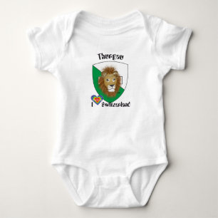 Body Para Bebê Thurgau - Schweiz - Suisse - Svizzera T-Shirt