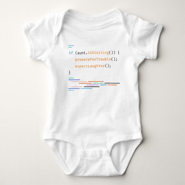 Body Para Bebê Tia Amante de Bebê Divertida Engraçada Código Fras (Frente)