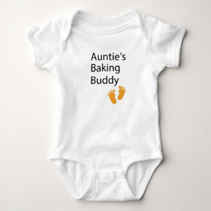 Body Para Bebê Tia Baking Buddy Baking da Tia da Tia, bebê cozido
