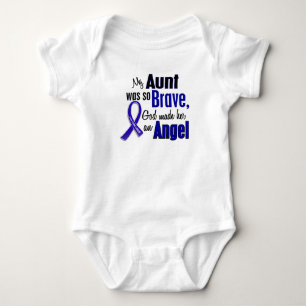 Body Para Bebê Tia do ANJO 1 do cancro do cólon