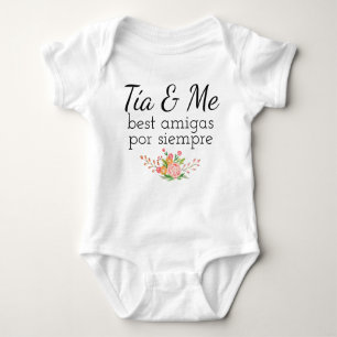 Body Para Bebê Tia e mim bodysuit do bebê