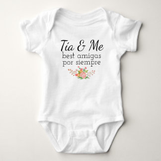 Body Para Bebê Tia e mim bodysuit do bebê