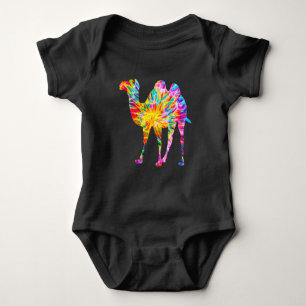 BODY PARA BEBÊ TIE DYE CAMEL