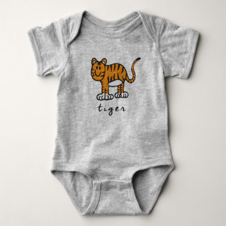 Body Para Bebê Tiger Bodydress ou One Piece (não é mostrado nenhu