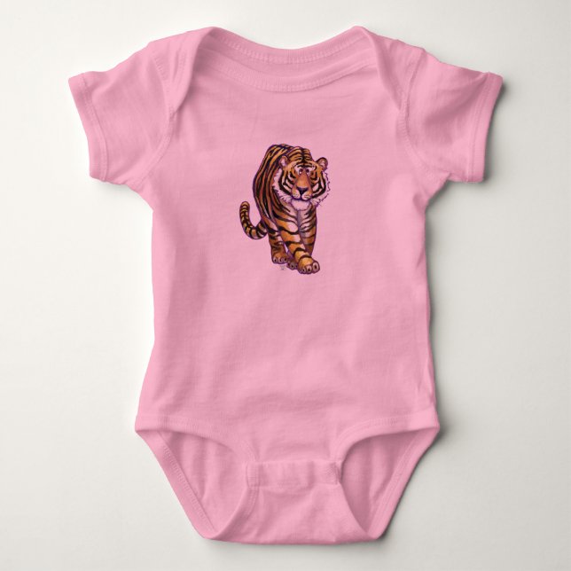 Body Para Bebê Tiger T-Shirts (Frente)