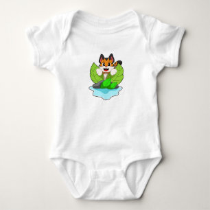 Body Para Bebê Tigre na Caça