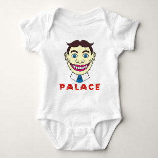 Body Para Bebê Tillie sobre letras do palácio