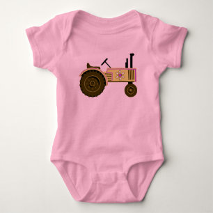 Body Para Bebê Tiny Tomboy Trator