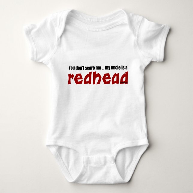 Body Para Bebê Tio do Redhead (Frente)