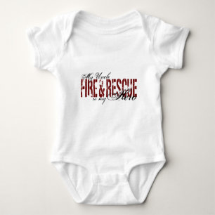 Body Para Bebê Tio Herói - fogo & salvamento