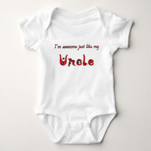 Body Para Bebê Tio impressionante