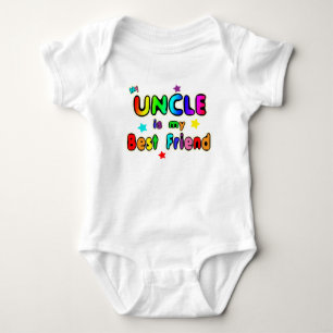 Body Para Bebê Tio melhor amigo