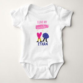 Body Para Bebê Tio Personalizado