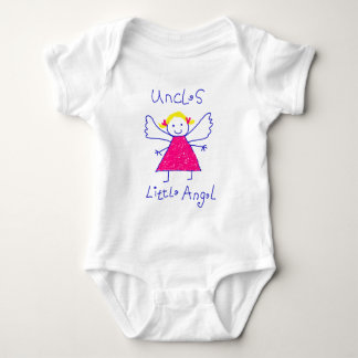 Body Para Bebê Tio's Little Angel