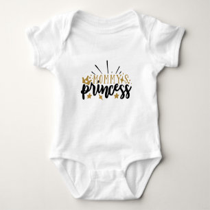 Body Para Bebê Tipografia Princesa da Mamãe