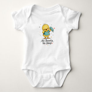 Body Para Bebê Toda a Beleza Sem Sono Patinho Bonito Bebê de Uma