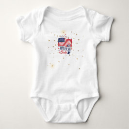 Body Para Bebê Todo americano Fireworks Baby Bodycase