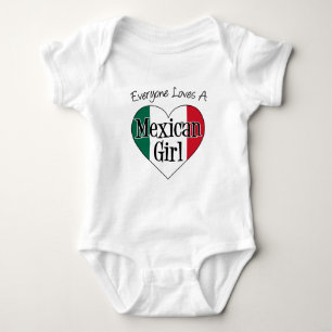 Body Para Bebê Todo Mundo Adora Rapariga Mexicana