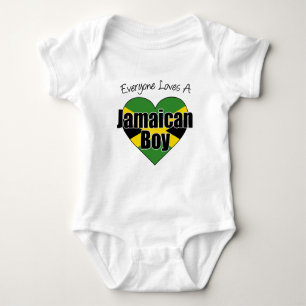Body Para Bebê Todo Mundo Adora Um Menino jamaicano