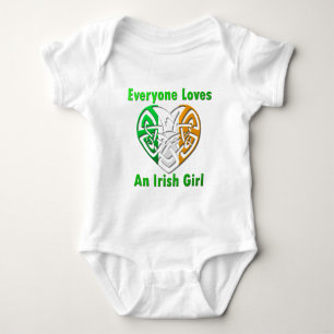 Body Para Bebê Todo Mundo Adora Uma Irlandesa