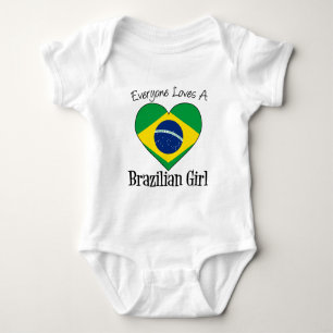 Body Para Bebê Todo Mundo Adora Uma Rapariga Brasileira