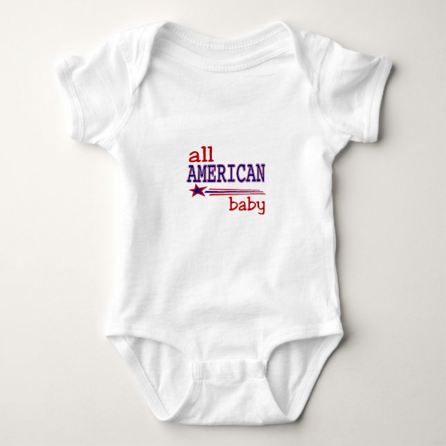 Body Para Bebê Todo o bebê americano (Frente)