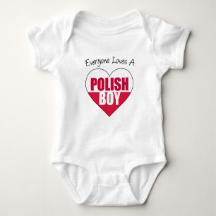 Body Para Bebê Todos adoram o polonês