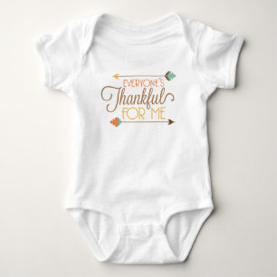 Body Para Bebê Todos grato para mim bodysuit da acção de graça