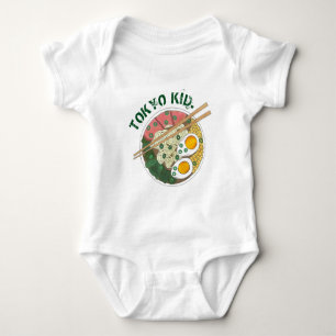 Body Para Bebê Tokyo Kid Japan Comida Ramen Noodle Bowl