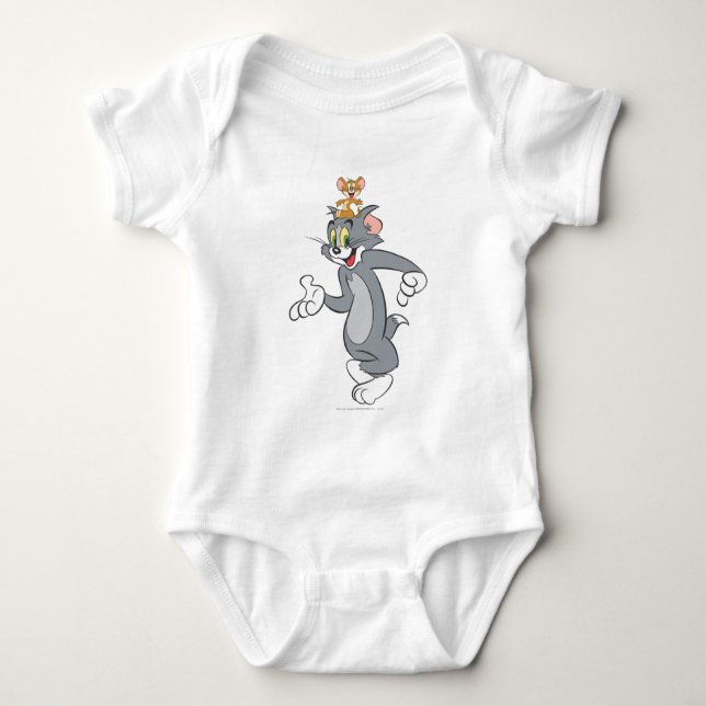 Body Para Bebê Tom e Jerry Pair (Frente)