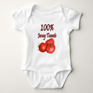 Body Para Bebê Tomate Jersey 100%