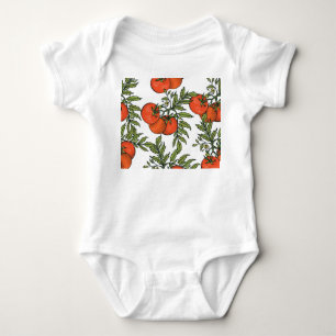 Body Para Bebê Tomato Vintage: Ilustração do Mercado de Fazendas.