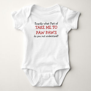 Body Para Bebê Tome-me ao Bodysuit da criança do bebê da pata d