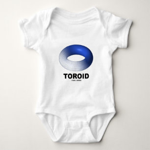 Body Para Bebê Toróide (toros azuis)