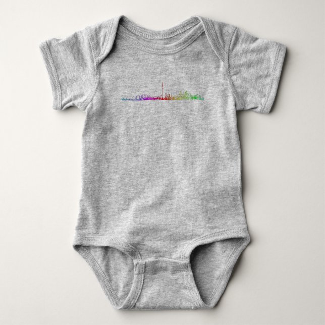 Body Para Bebê Toronto Rainbow (Frente)