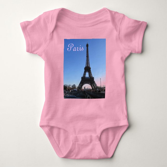 Body Para Bebê Torre Eiffel (Frente)