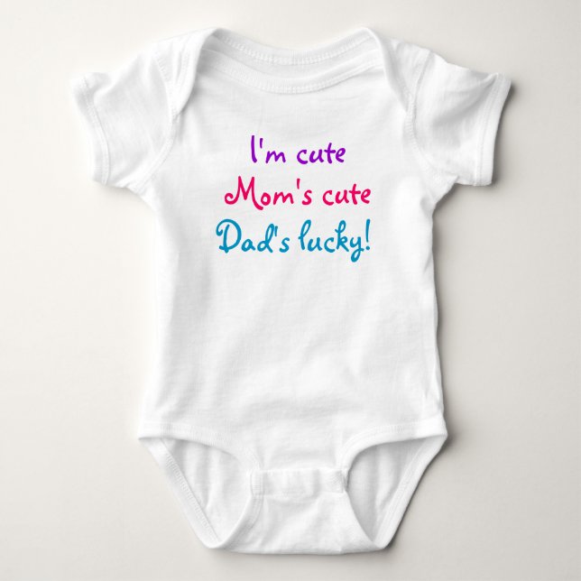 Body Para Bebê Torta de Cutie (Frente)