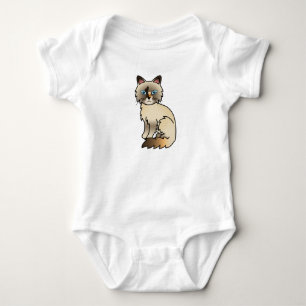 Body Para Bebê Tortie Point Birman / Ragdoll Cat