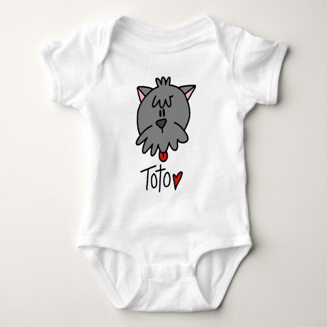 Body Para Bebê Toto (Frente)
