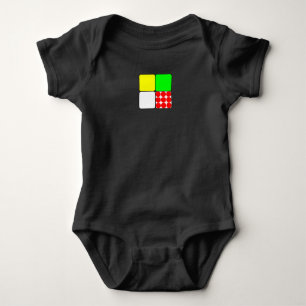 Body Para Bebê Tour de France Jerseys 3 Black