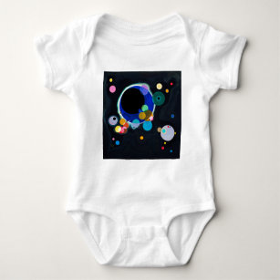 Body Para Bebê Trabalho de arte de Vários Círculos do Kandinsky