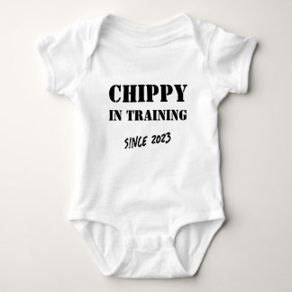 Body Para Bebê Tradie do carpinteiro "Chippy in Training" (Chippy
