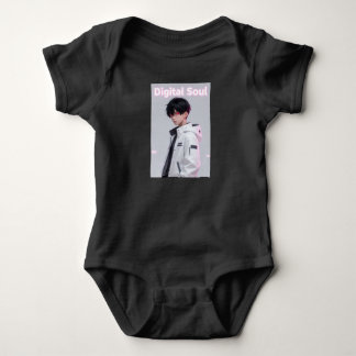 Body Para Bebê Traje de Bebê de Herói Futurista Anime Menino