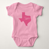 Traje De Bebê Em Forma De Texas