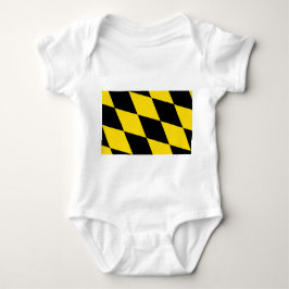 Body Para Bebê Traje de bebê patriótico com bandeira de Munique