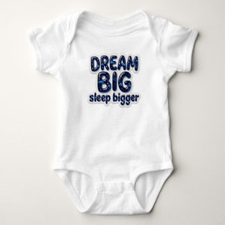 Body Para Bebê Traje de Bebê Sonho Grande Sono Maior Bodysuit
