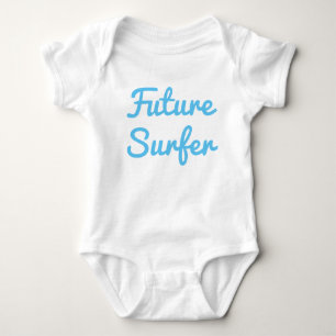 Body Para Bebê Traje de bebê surfista futuro
