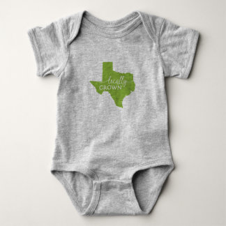 Body Para Bebê Traje de Criança do Estado do Texas, Localmente Cu